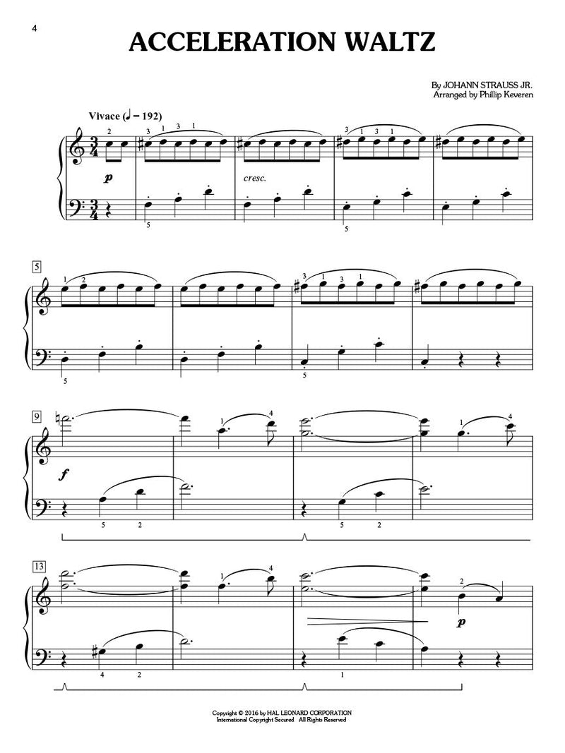 Waltzes & Polkas for Easy Piano arr. Phillip Keveren