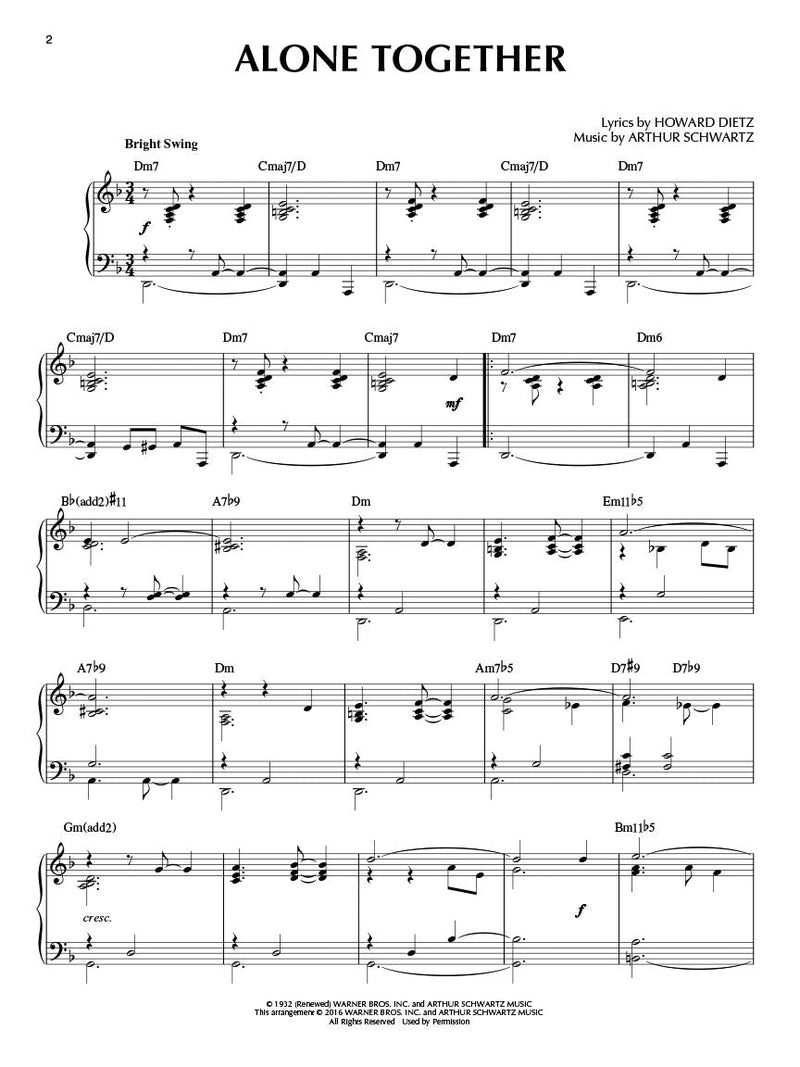 Jazz Standards - Jazz Piano Solos