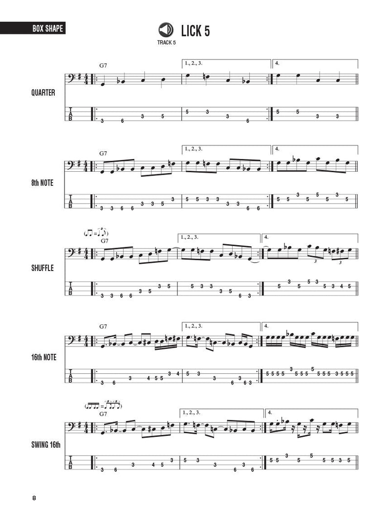 Bass Licks: Over 200 Licks, Lines, and Grooves in Many Rhythmic Styles