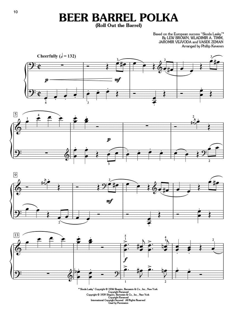 Waltzes & Polkas for Easy Piano arr. Phillip Keveren