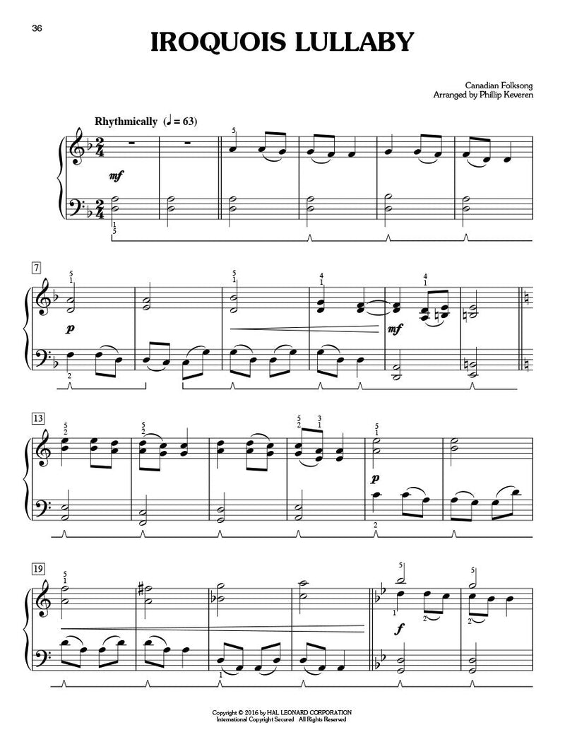 Folksongs for Easy Classical Piano arr. Phillip Keveren