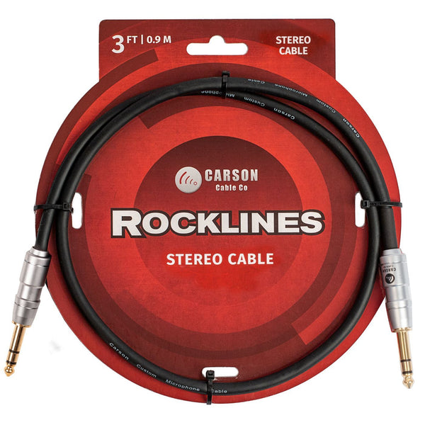 Carson Rocklines Stereo Instrument/Audio Cable