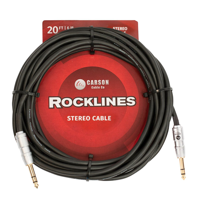 Carson Rocklines Stereo Instrument/Audio Cable