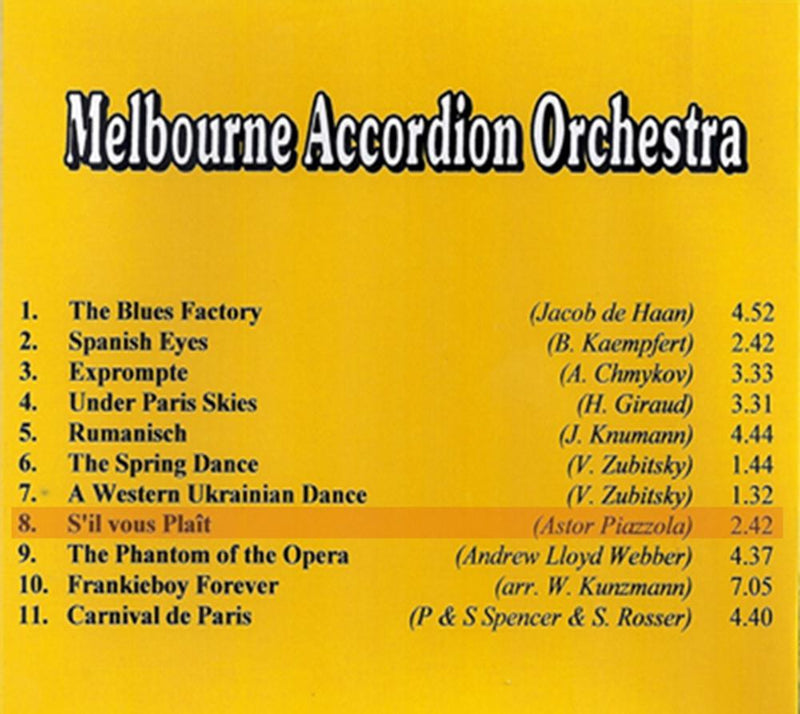 Melbourne Accordion Orchestra