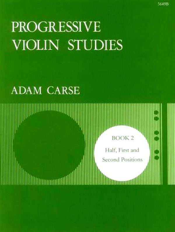 Carse: Progressive Violin Studies - Book 2