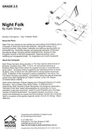 Night Folk - arr. Keith Sharp (String Orchestra Grade 2.5)