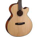 Cort SFX-E Slim Body Acoustic-Electric Guitar, Natural Satin