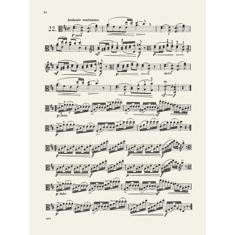 Bruni: 25 Studies for Viola