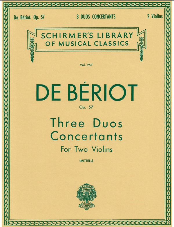 Beriot: Three Duos Concertants