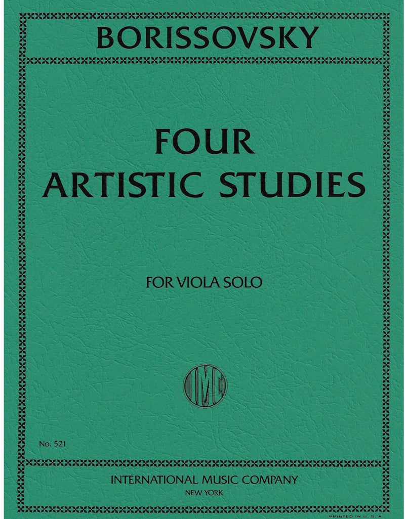 Borissovsky: Four Artistic Studies for Viola