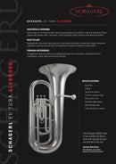 Schagerl 3/4 Size SLEB800S 3-Valve Compact Eb Tuba
