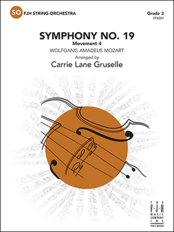 Symphony No. 19, Movement 4 - arr. Mozart arr. Gruselle (Grade 3)