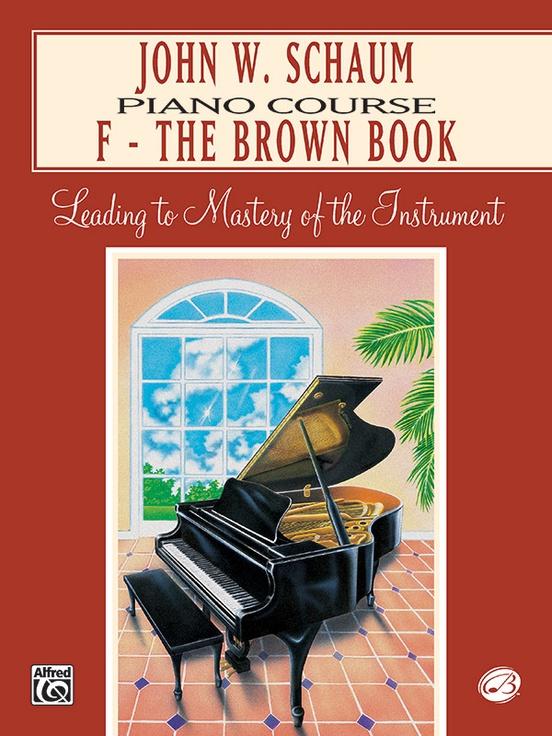 Schaum Piano Course, F - The Brown Book