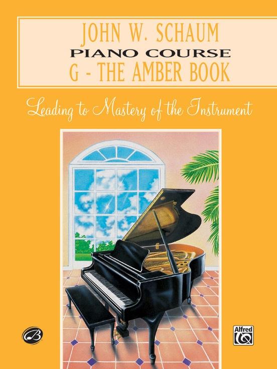 Schaum Piano Course, G - The Amber Book