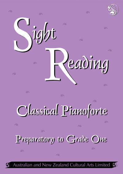 ANZCA Sight Reading - Classical Pianoforte, Preparatory to Grade 1