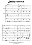 Stringosaurus - arr. Keith Sharp (String Orchestra Grade 1.5)