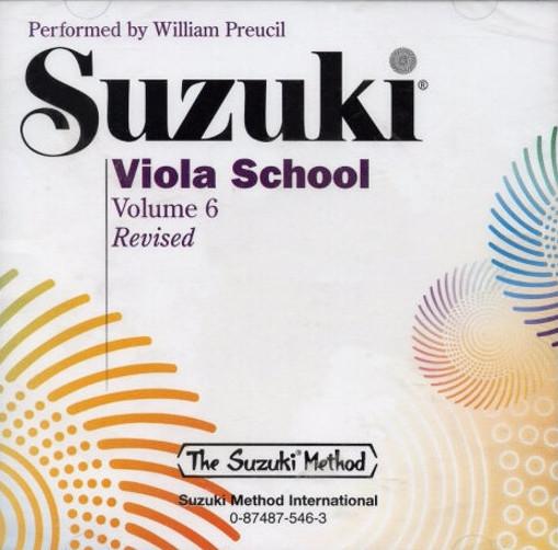 Suzuki Viola School Volume 6, CD Only