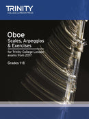 Trinity Oboe Scales & Arpeggios Gr 1-8 from 2017
