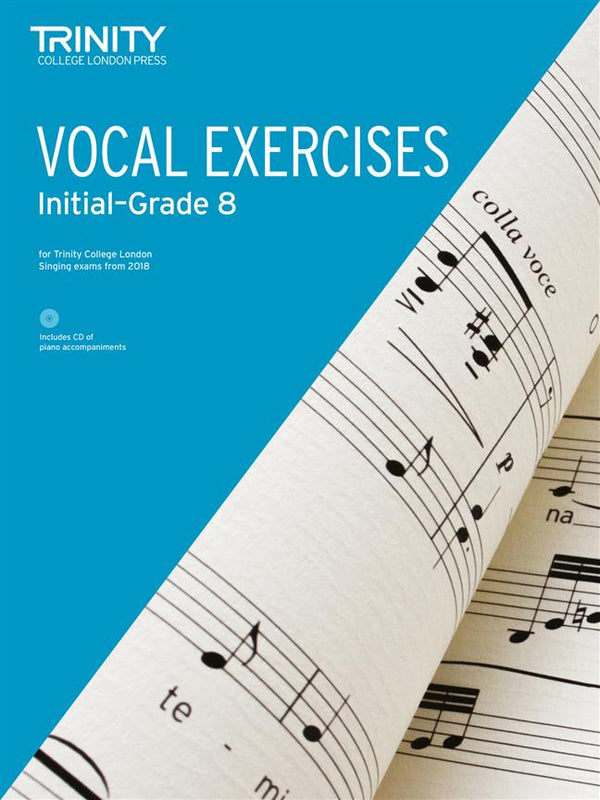 Trinity Vocal Exercises Initial-Grade 8, Book/CD