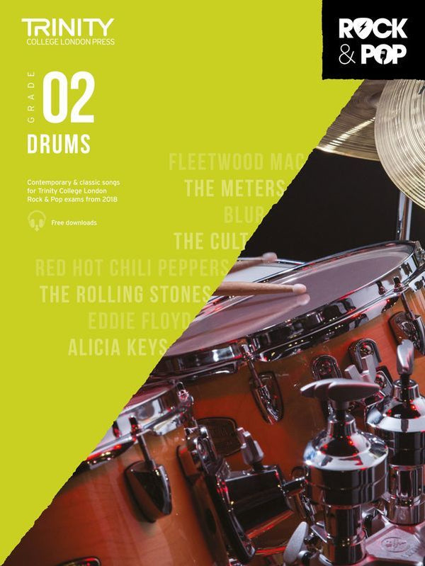 Trinity Rock & Pop Drums from 2018, Grade 2