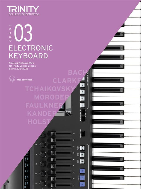 Trinity Electronic Keyboard Pieces from 2019. Grade 3