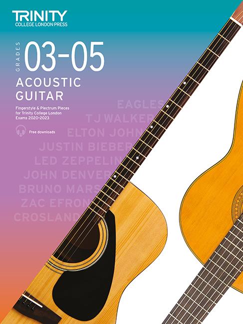 Trinity Acoustic Guitar Pieces 2020-23, Grades 3-5