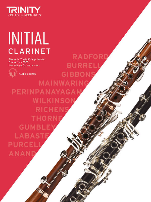 Trinity Clarinet Exam Pieces from 2023 - Initial