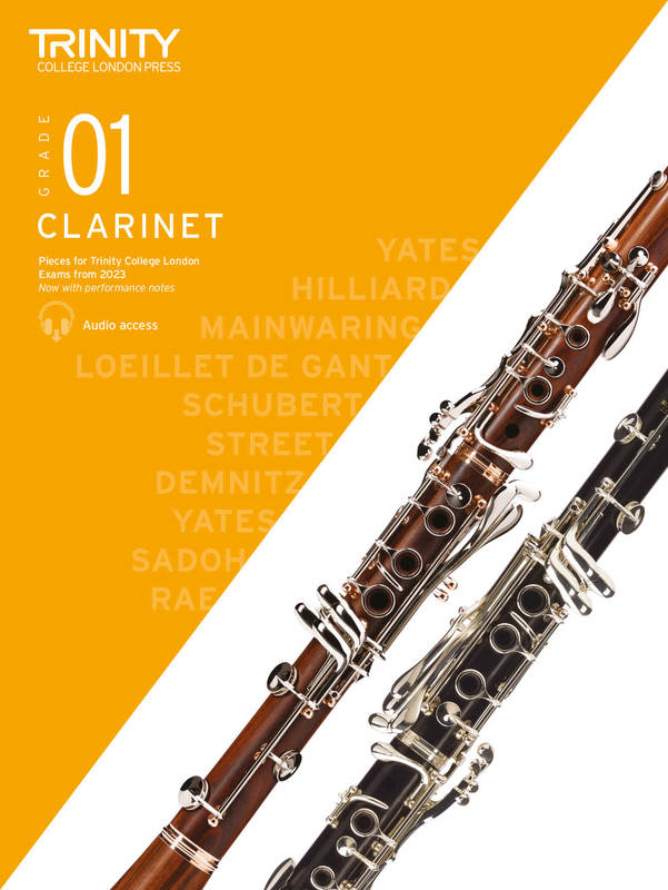 Trinity Clarinet Exam Pieces from 2023 - Grade 1