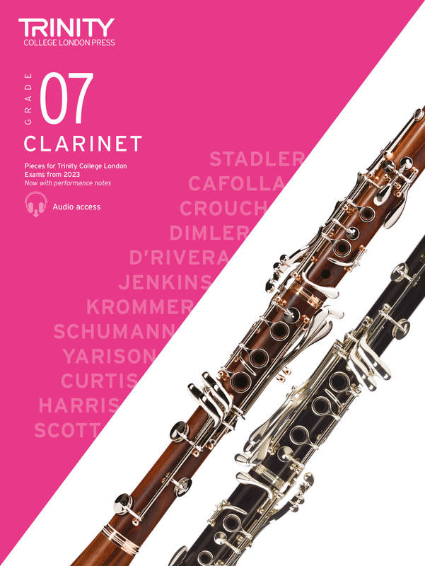 Trinity Clarinet Exam Pieces from 2023 - Grade 7