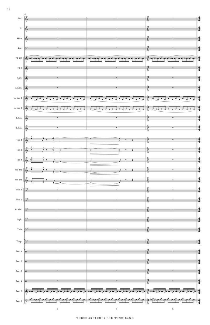 Three Sketches for Wind Band - arr. Jack Stamp (Grade 4)