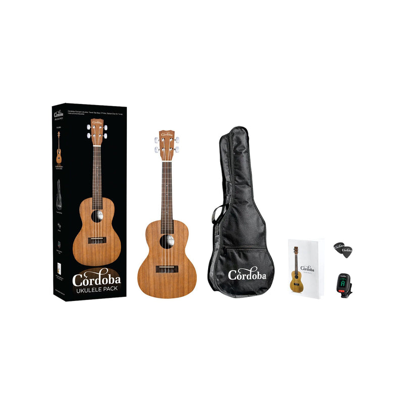 Cordoba UP100C Concert Ukulele Pack