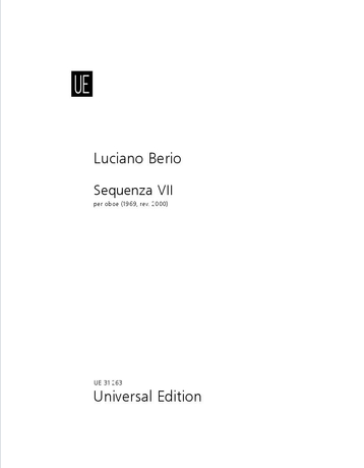Berio: Sequenza VII for Oboe