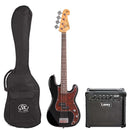 SX / Laney ¾ Size Bass Guitar & RB2 Amp Package