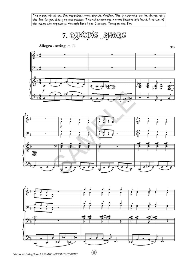 Vamoosh String Book 2.5 Piano Accompaniments