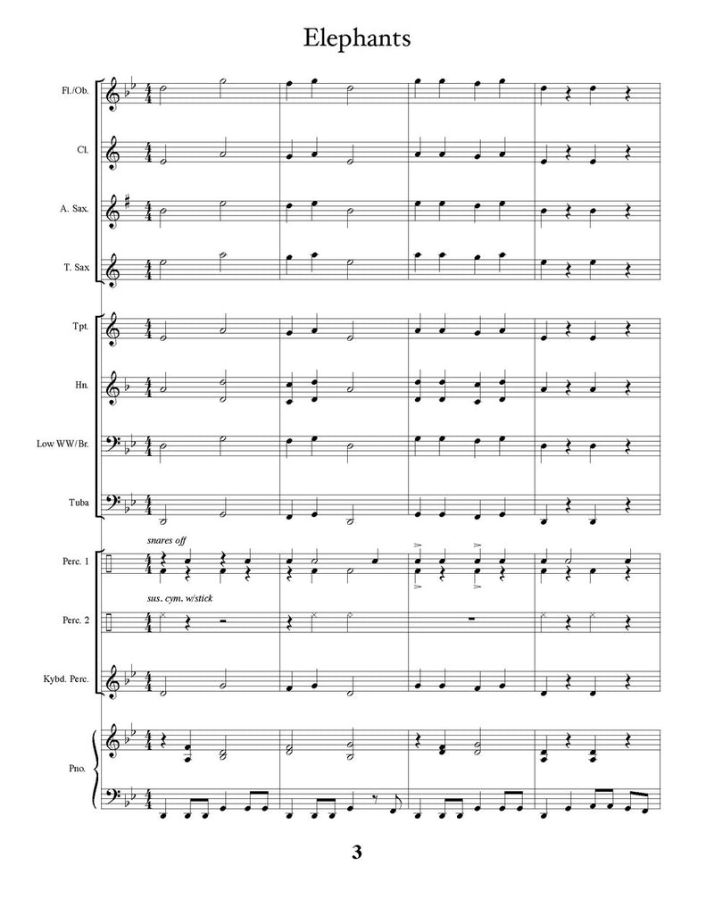A Visit To The Zoo - arr. Barry Ward (Grade 1)