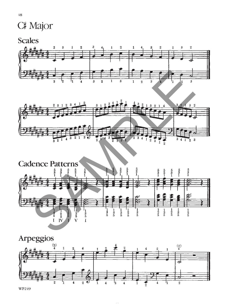 Scales, Chords & Arpeggios by James Bastien