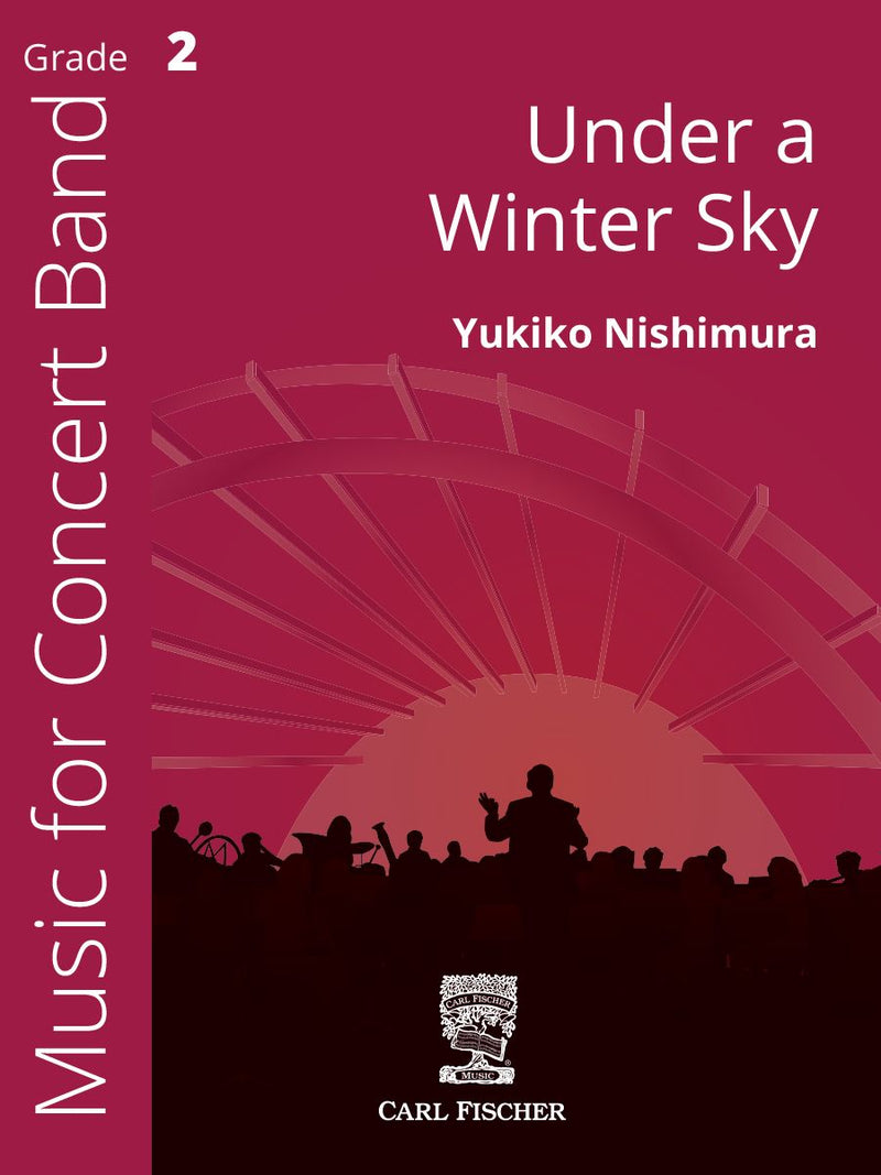 Under a Winter Sky - arr. Nishimura Yukiko (Concert Band Grade 2)