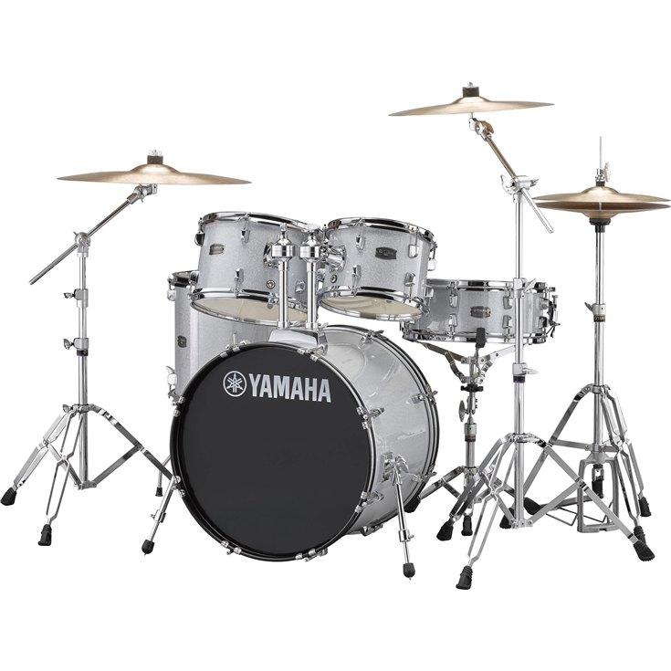 Yamaha Rydeen Fusion Drum Kit, Silver Glitter