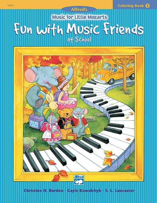Music for Little Mozarts Coloring Book 3