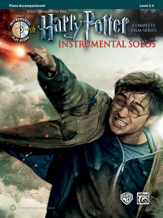 Harry Potter Instrumental Solos for Piano Acc. Bk/CD