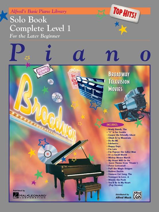 Alfred's Basic Piano Library: Top Hits Solo Book Complete 1