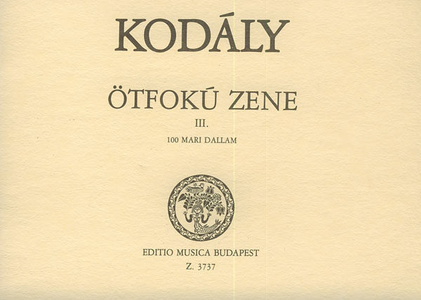 Kodály Zoltán: Pentatonic Music 3