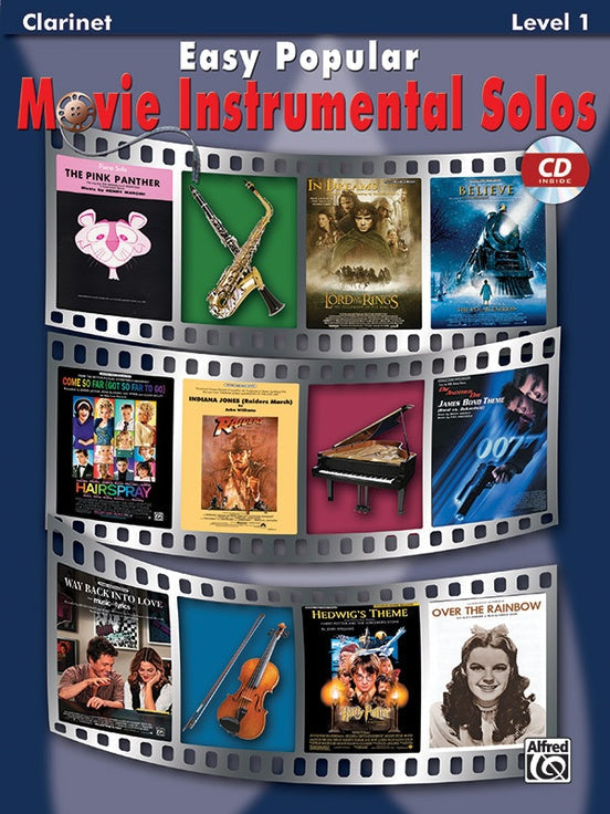 Easy Popular Movie Inst Solos - Clarinet