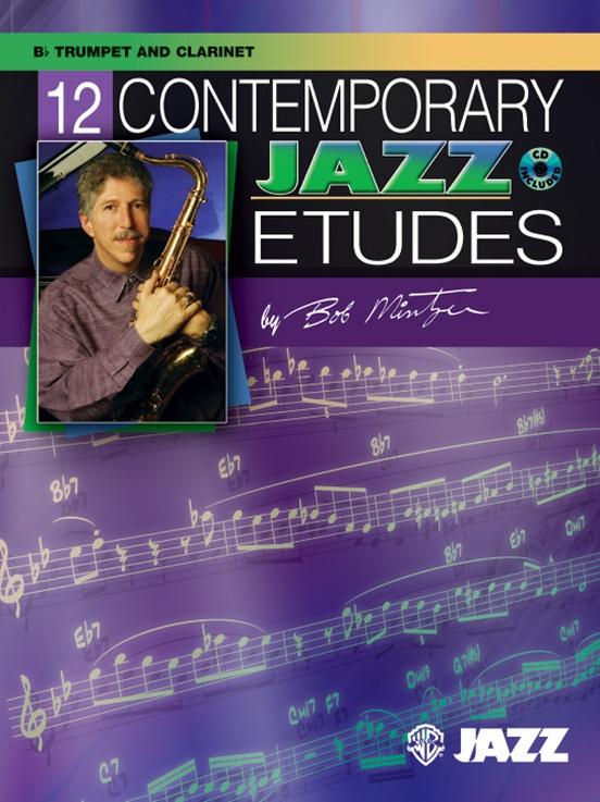 12 Contemporary Jazz Etudes Bb Inst Book/CD