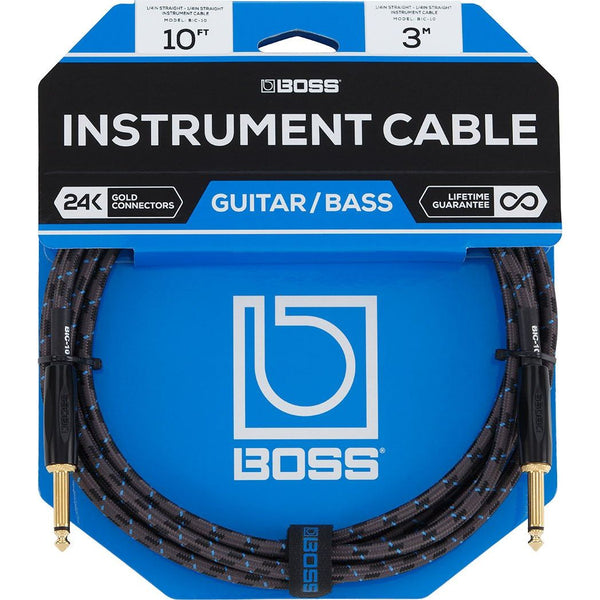 Boss Instrument Cable, Straight to Straight