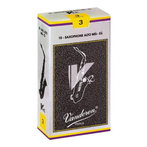 Vandoren V12 Alto Saxophone Reeds, 10-Pack