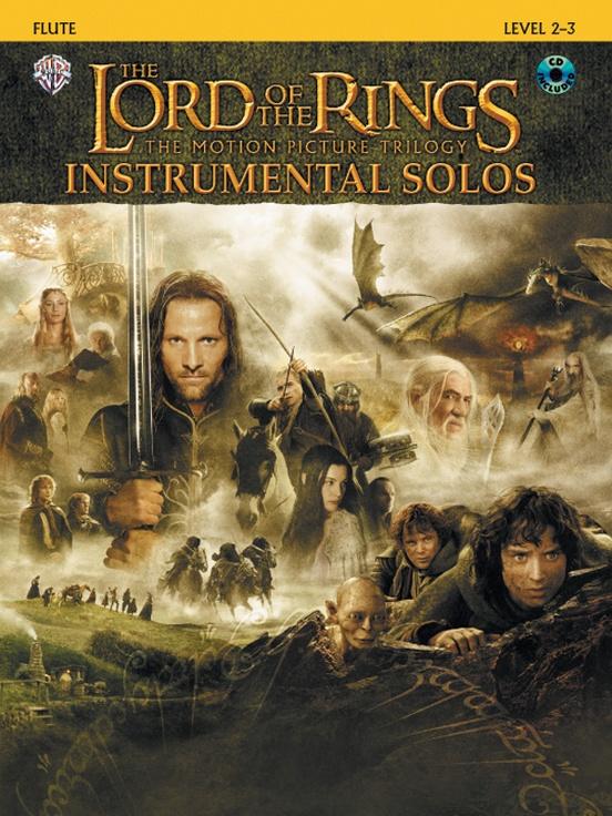 Lord of the Rings Instrumental Solos for Flute Bk/CD