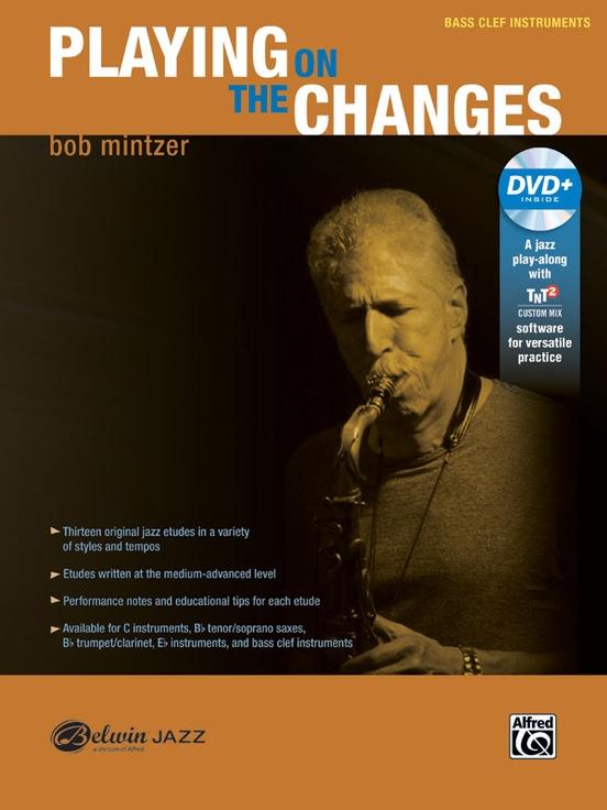 Playing on the Changes Bass Clef Inst Bk/DVD