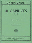 Campagnoli: 41 Caprices for Viola, Op. 22