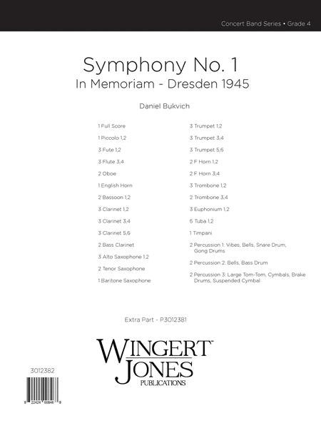 Symphony No. 1: In Memoriam - Dresden 1945 - arr. Daniel Bukvich (Grade 4)
